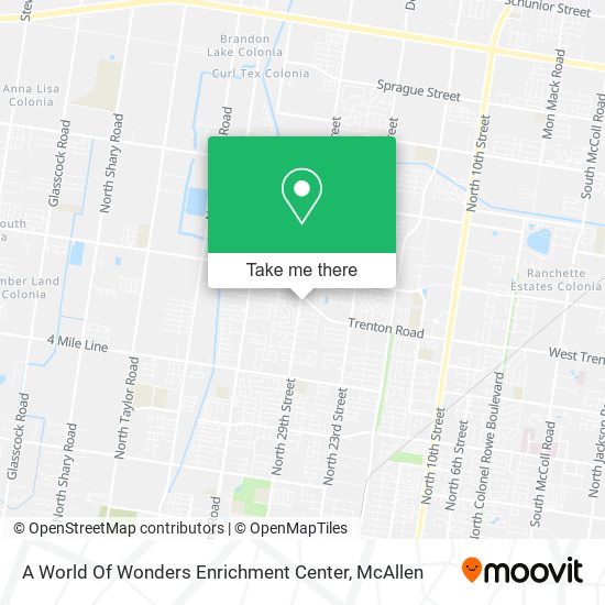 A World Of Wonders Enrichment Center map