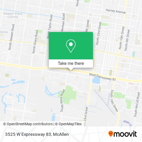 Mapa de 3525 W Expressway 83