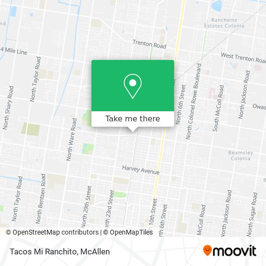 Mapa de Tacos Mi Ranchito