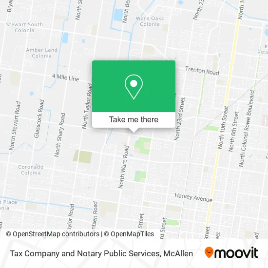 Tax Company and Notary Public Services map