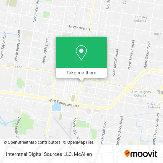 Mapa de Interntnal Digital Sources LLC