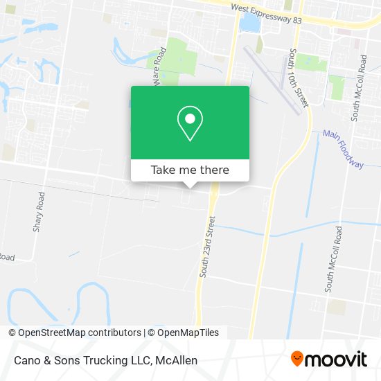 Cano & Sons Trucking LLC map