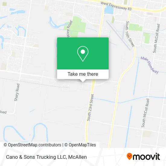 Cano & Sons Trucking LLC map