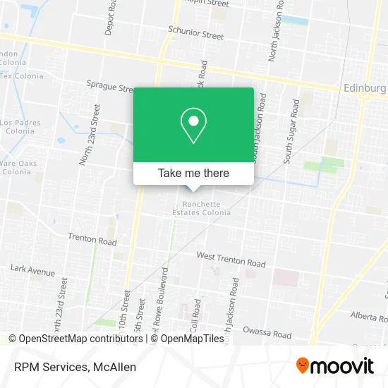 RPM Services map