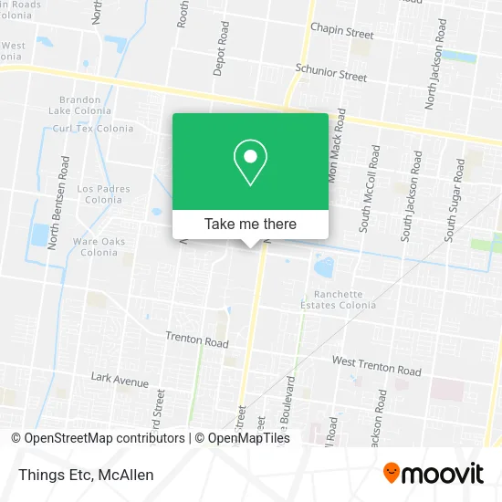 Mapa de Things Etc