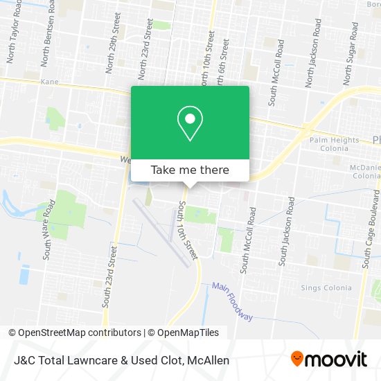 J&C Total Lawncare & Used Clot map