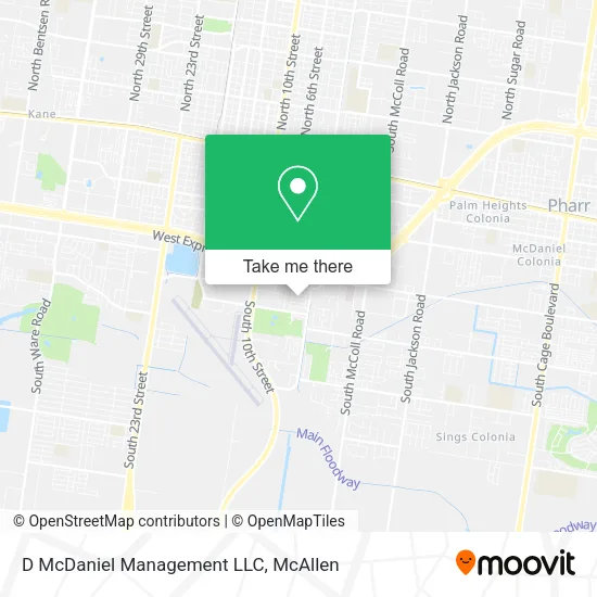 Mapa de D McDaniel Management LLC