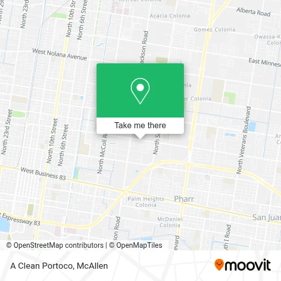 A Clean Portoco map