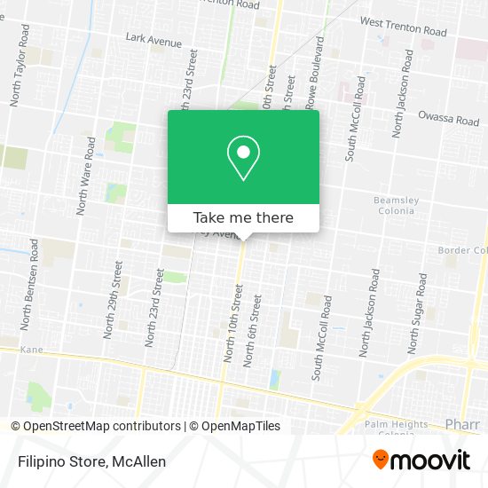 Filipino Store map