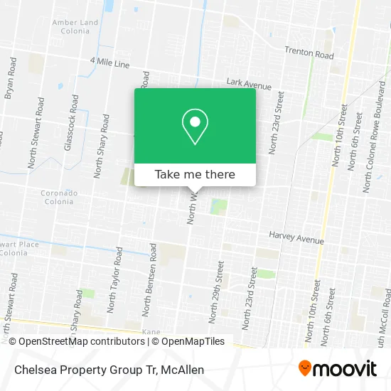 Chelsea Property Group Tr map