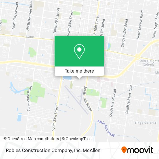 Robles Construction Company, Inc map