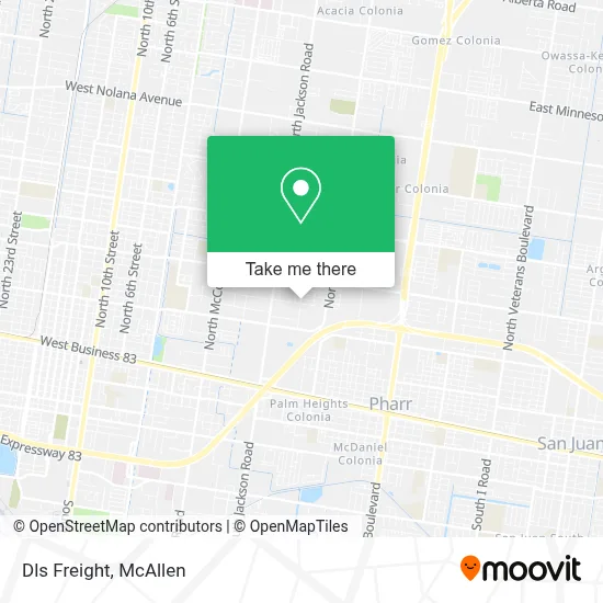 Dls Freight map