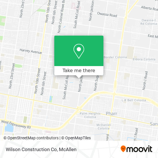 Wilson Construction Co map