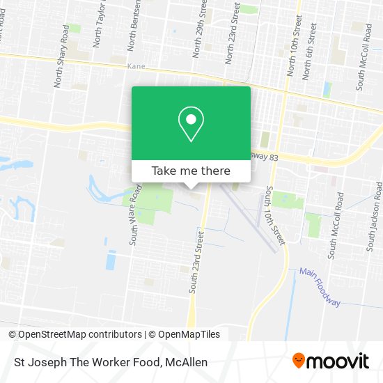 St Joseph The Worker Food map