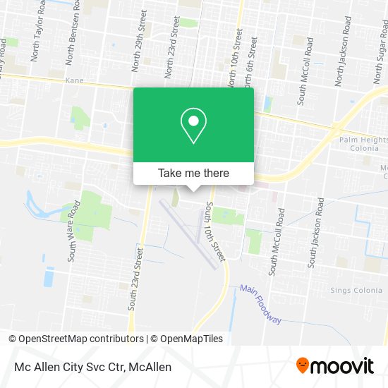 Mc Allen City Svc Ctr map
