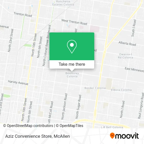 Aziz Convenience Store map