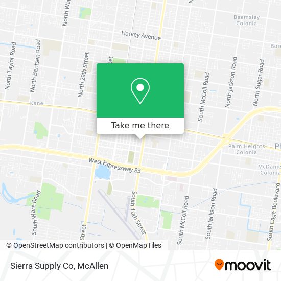 Mapa de Sierra Supply Co