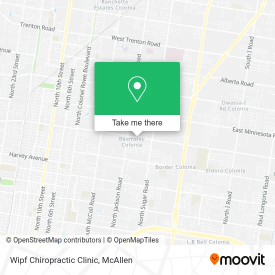 Wipf Chiropractic Clinic map