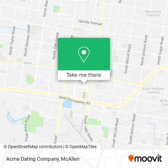 Mapa de Acme Dating Company