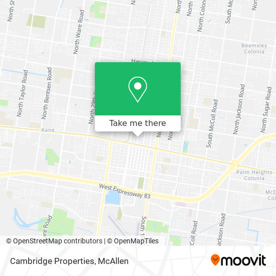 Cambridge Properties map