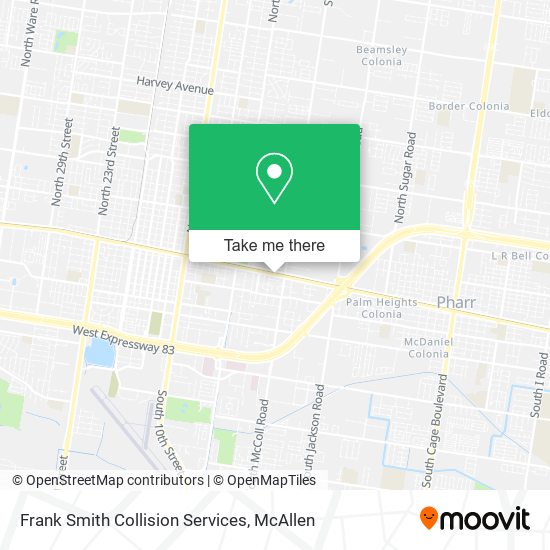 Frank Smith Collision Services map