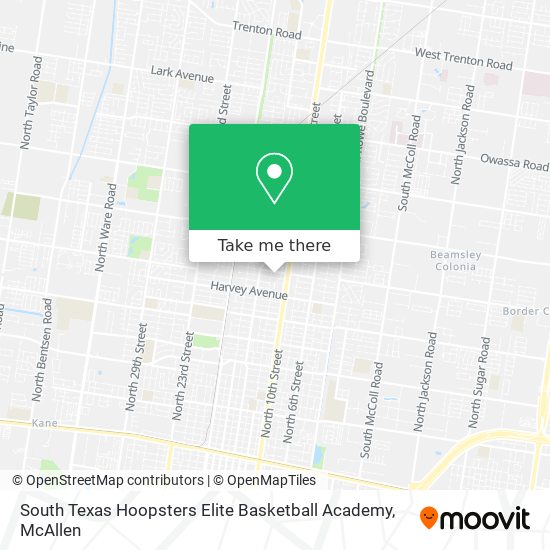 South Texas Hoopsters Elite Basketball Academy map