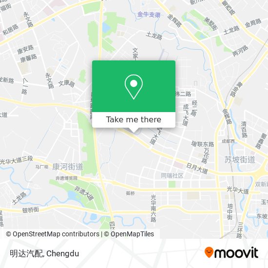 明达汽配 map