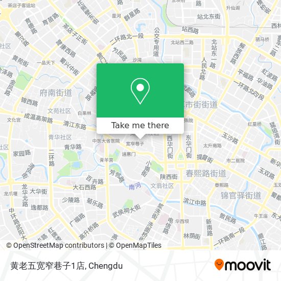 黄老五宽窄巷子1店 map