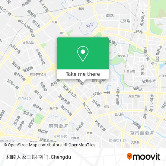 和睦人家三期-南门 map