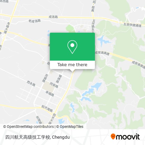 四川航天高级技工学校 map