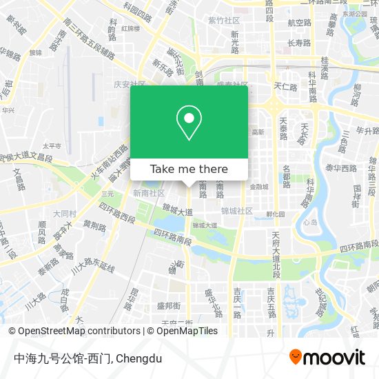 中海九号公馆-西门 map