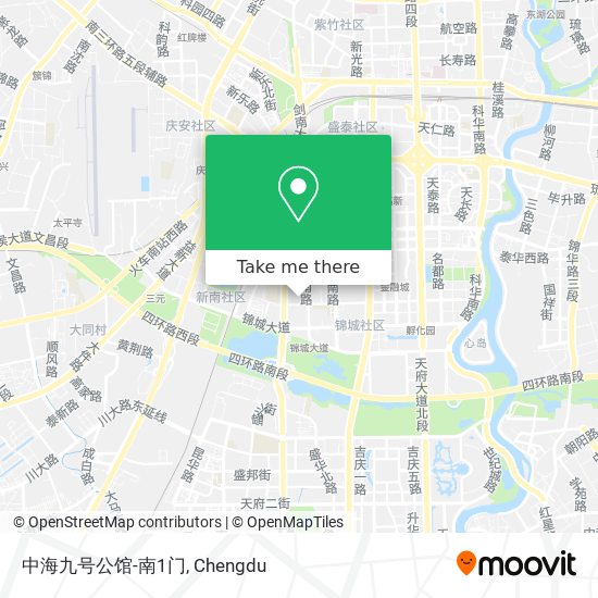 中海九号公馆-南1门 map