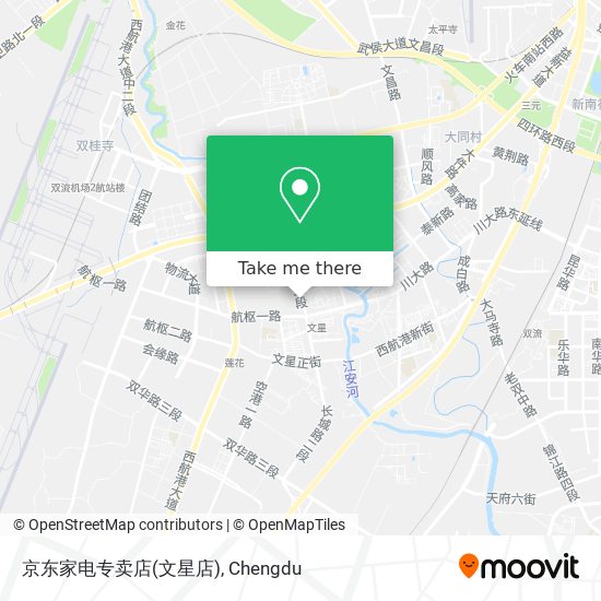 京东家电专卖店(文星店) map