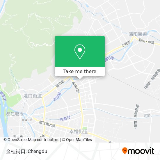 金桂街口 map