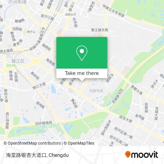 海棠路银杏大道口 map