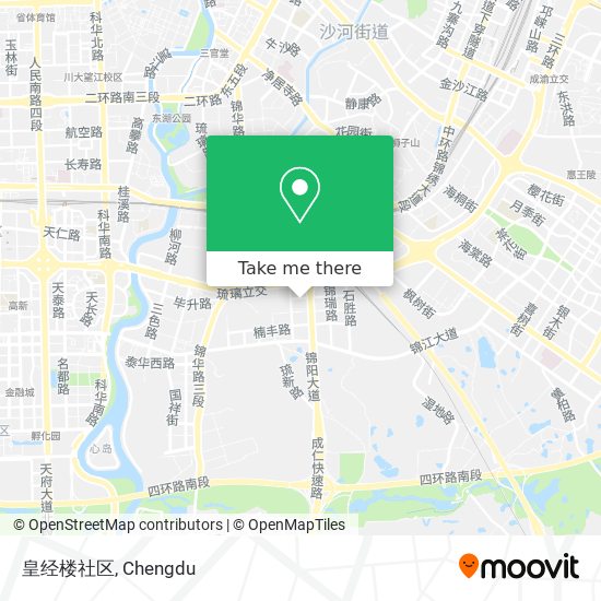 皇经楼社区 map