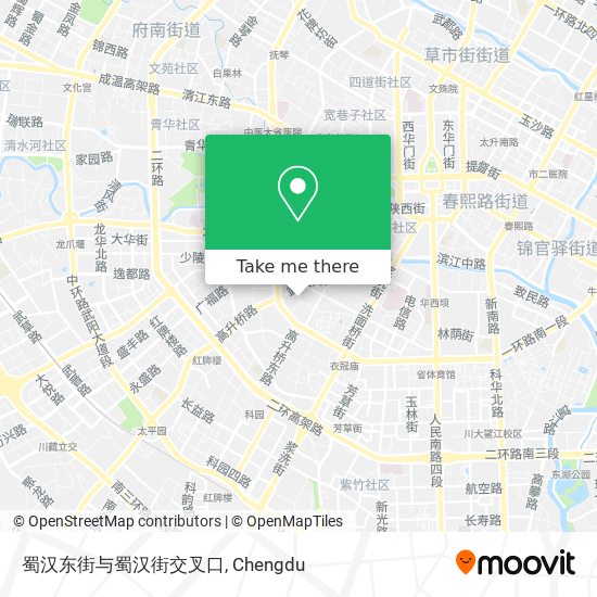 蜀汉东街与蜀汉街交叉口 map