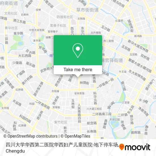 四川大学华西第二医院华西妇产儿童医院-地下停车场 map