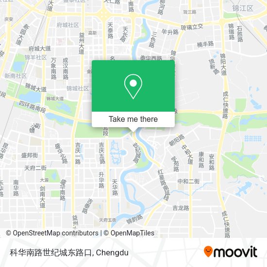 科华南路世纪城东路口 map