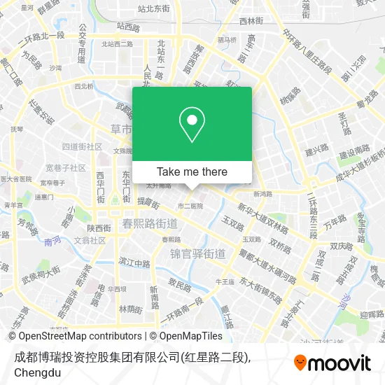 成都博瑞投资控股集团有限公司(红星路二段) map