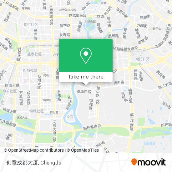 创意成都大厦 map