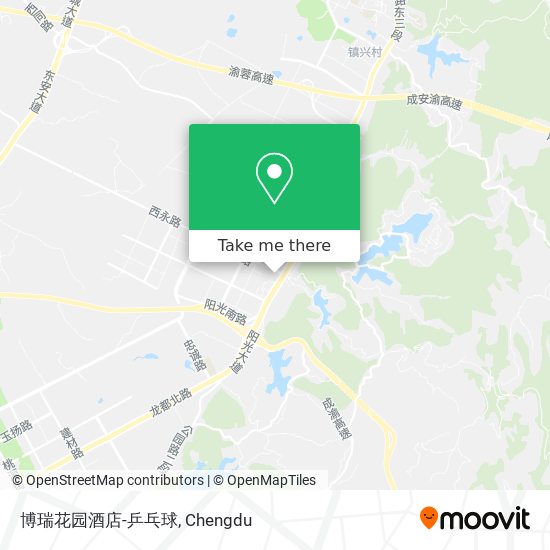 博瑞花园酒店-乒乓球 map