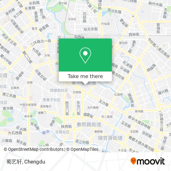蜀艺轩 map