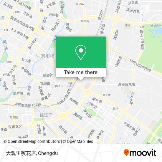 大观里殡花店 map