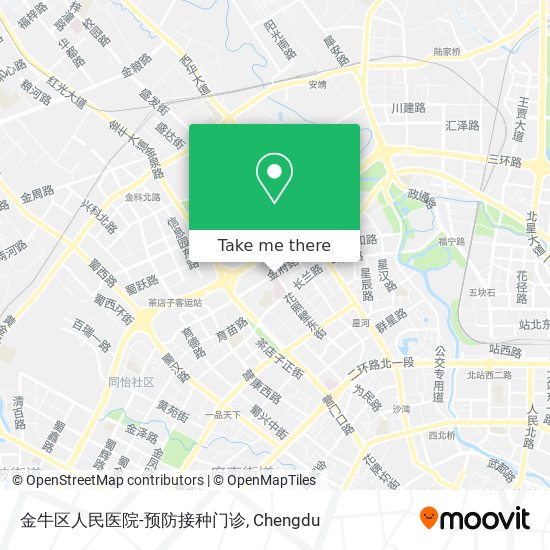 金牛区人民医院-预防接种门诊 map