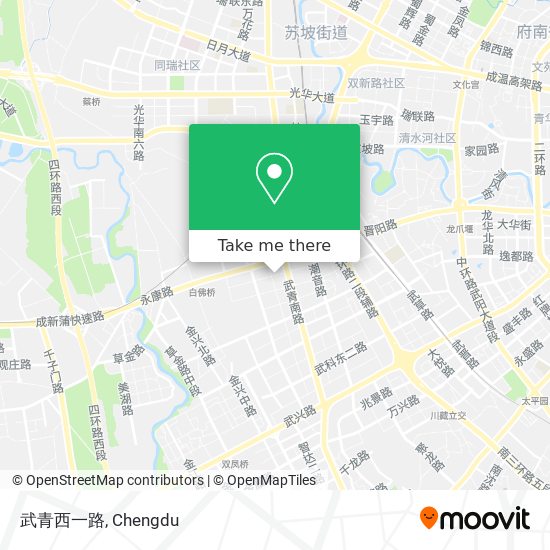 武青西一路 map