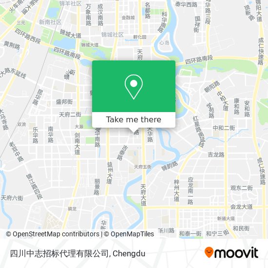 四川中志招标代理有限公司 map