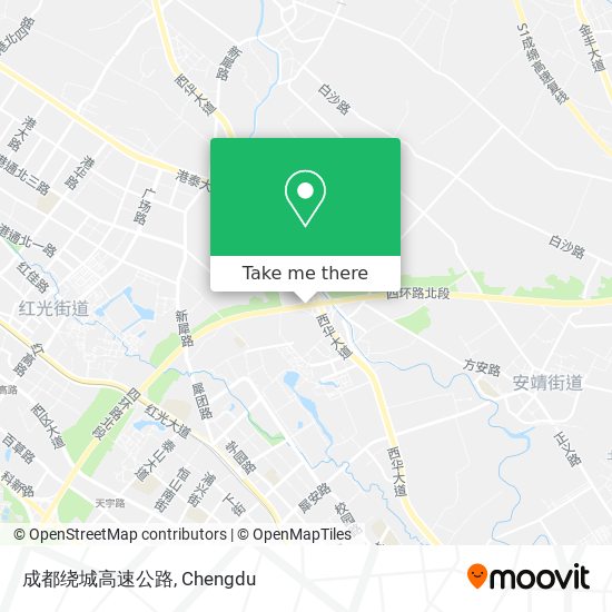 成都绕城高速公路 map
