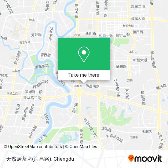 天然居茶坊(海昌路) map