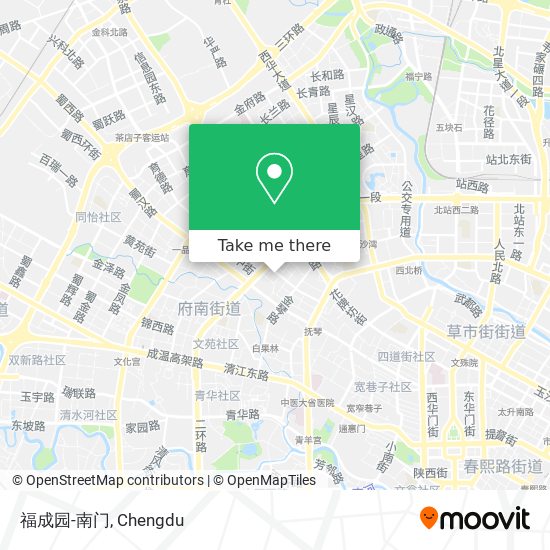 福成园-南门 map